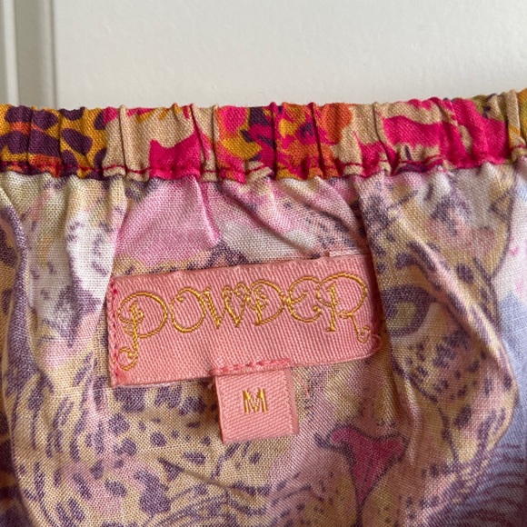 Like new Powder Cami in Floral Leopard Print size M. 100% modal. Leopard & roses - Picture 5 of 11